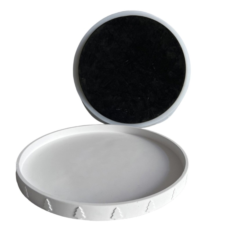Easy Releasing Molds Silicone Texture for Creating Christmas Tree Themed Trays