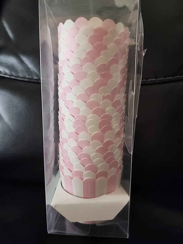 HARFINGTON 50Pcs Paper Baking Cups 6oz Greaseproof Disposable Bulk Cupcake B29 gallery