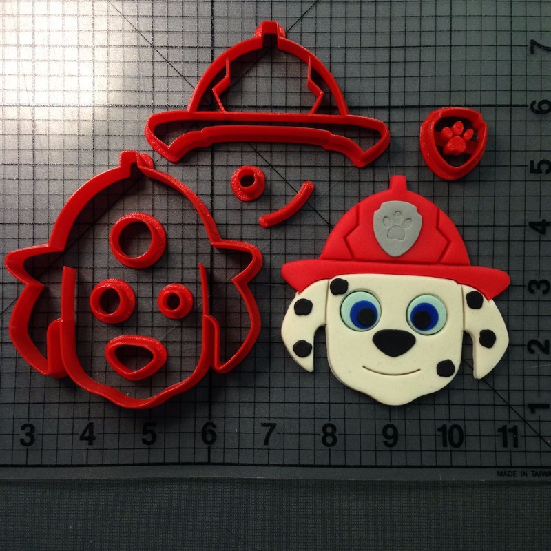 Paw Cartoon – Firefighter Dog 266-B455 Cookie Cutter Set