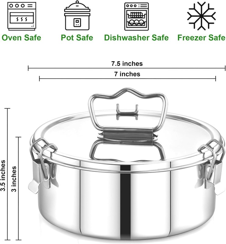 Molde Para De Flan Acero Inoxidable Stainless Flan Mold Capacidad 63 fl. oz NEW gallery