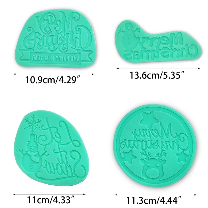 Christmas Series Baking Mold Fondant Mould Chocolate Moulds Cake Decorating Tool gallery