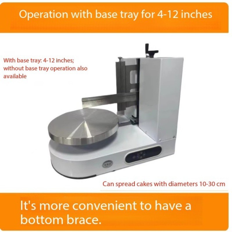 4-18inch Automatic Cake Cream Coating Spreader Machine Cream Icing Decorating