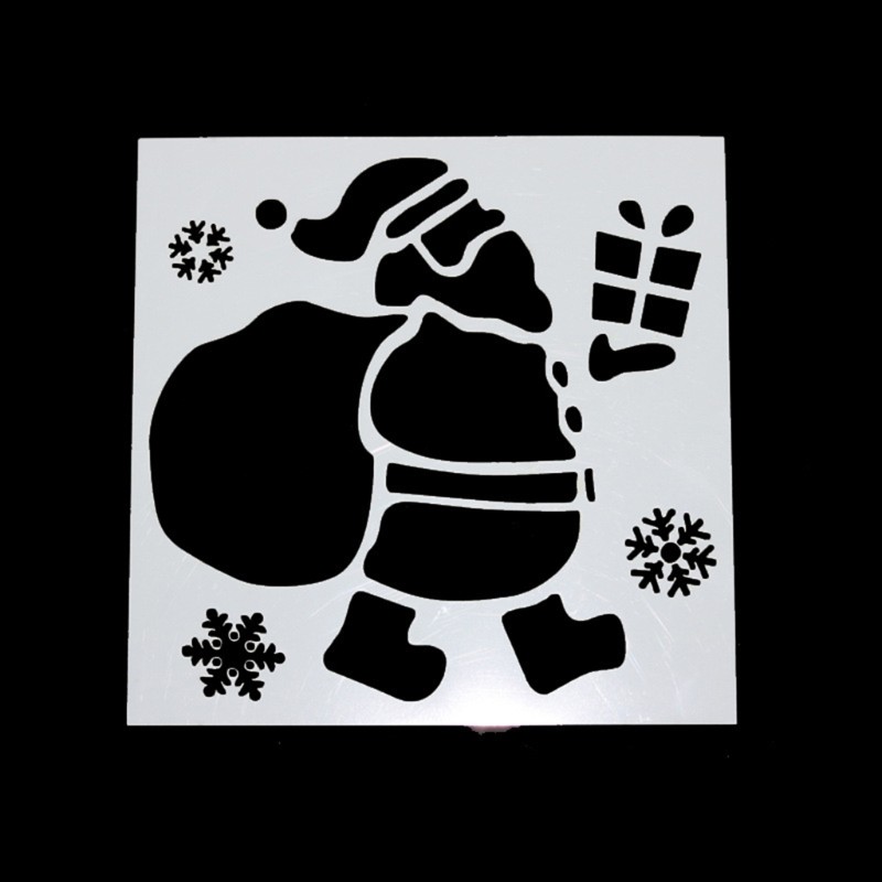 7 Pieces Cake Decorating Stencils Christmas Cookie Wedding Cake Decorative Mold gallery