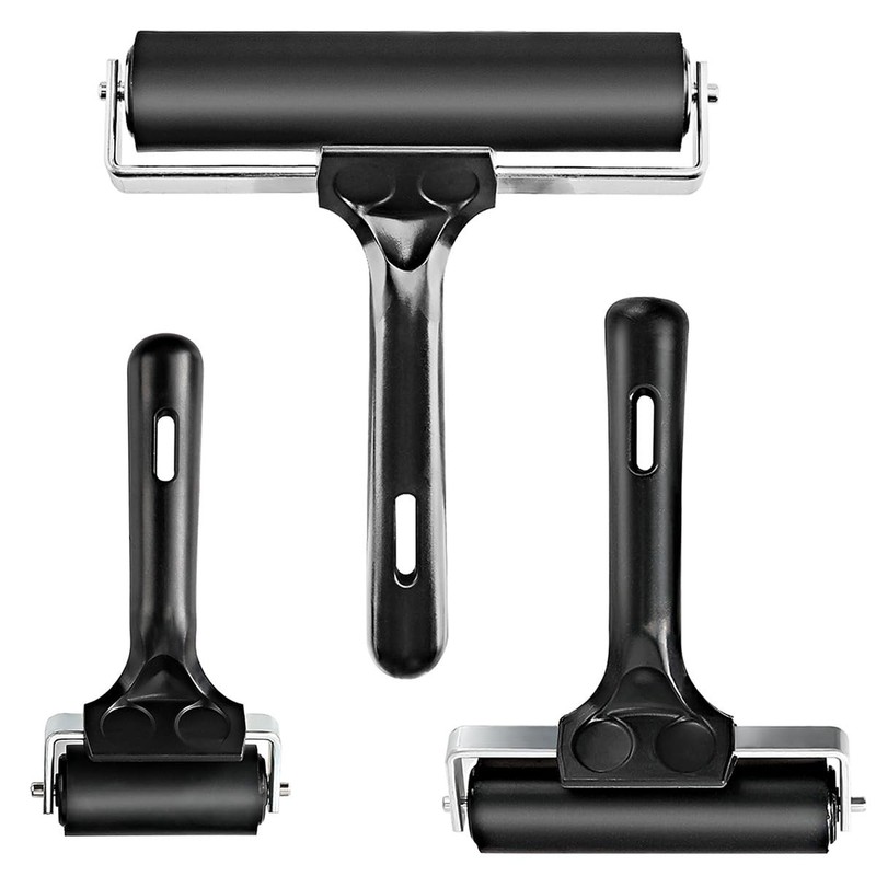 Rubber Roller, Brayer Ideal for Anti Skid Tape Construction Tools, Print, Ink…