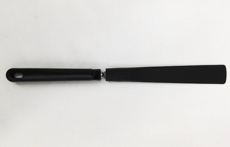 Vintage EKCO Black Nylon USA Thin Plastic Cake Icing Spatula Baking Utensil