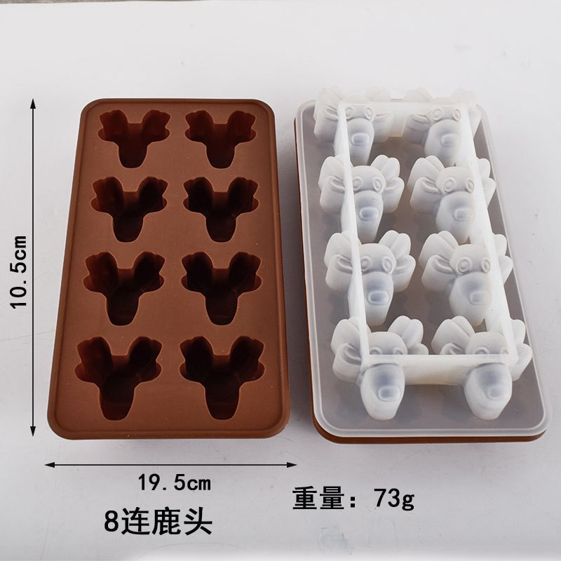 Cartoon Dinosaur & Mouse Silicone Mold Baking Ice Chocolate DIY Craft Tool gallery