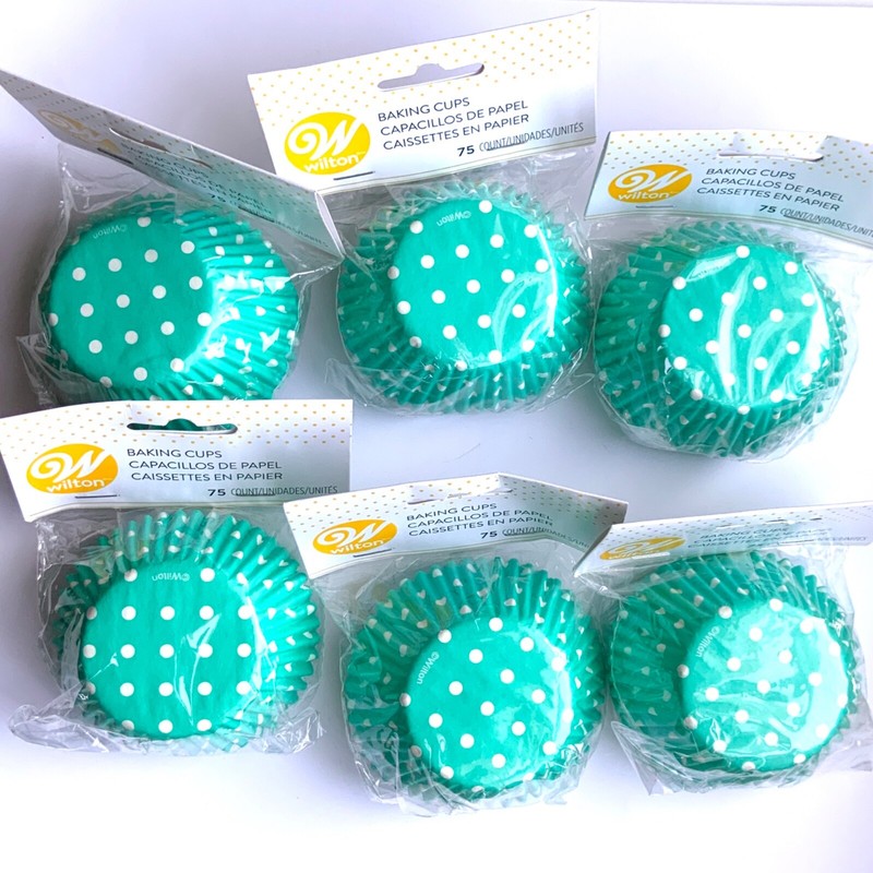 Lot of (6) Packages NIB Wilton Cupcake Liners; Paper; 75/package gallery