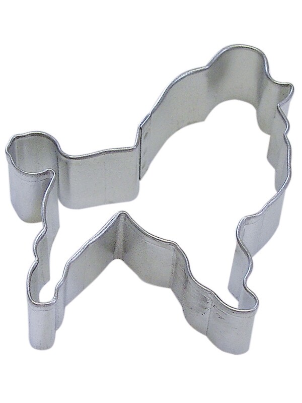 3" Poodle Dog Cookie Cutter Tin Steel Baking Fondant Animal Rescue Fundraiser gallery