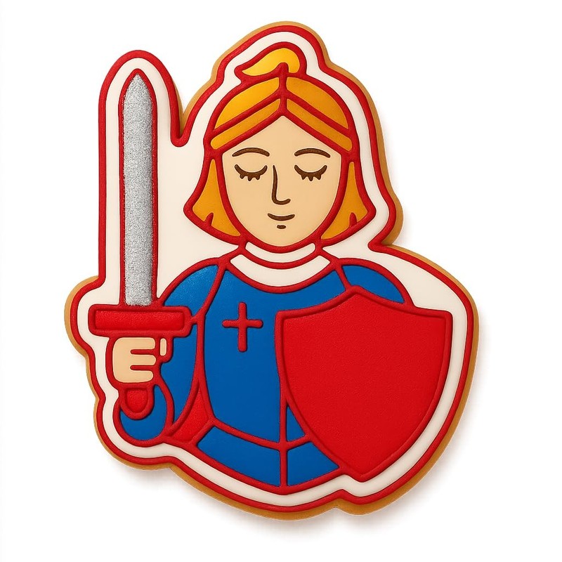 Legendary Joan of Arc Cookie Cutter - 4x3" Premium Quality Set gallery