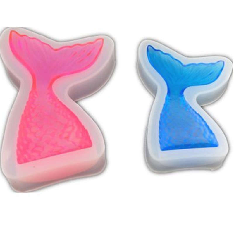 Mermaid Tail Fondant Cake Moulds Silicone Mold Cake Decorating Baking ToolsL QH gallery