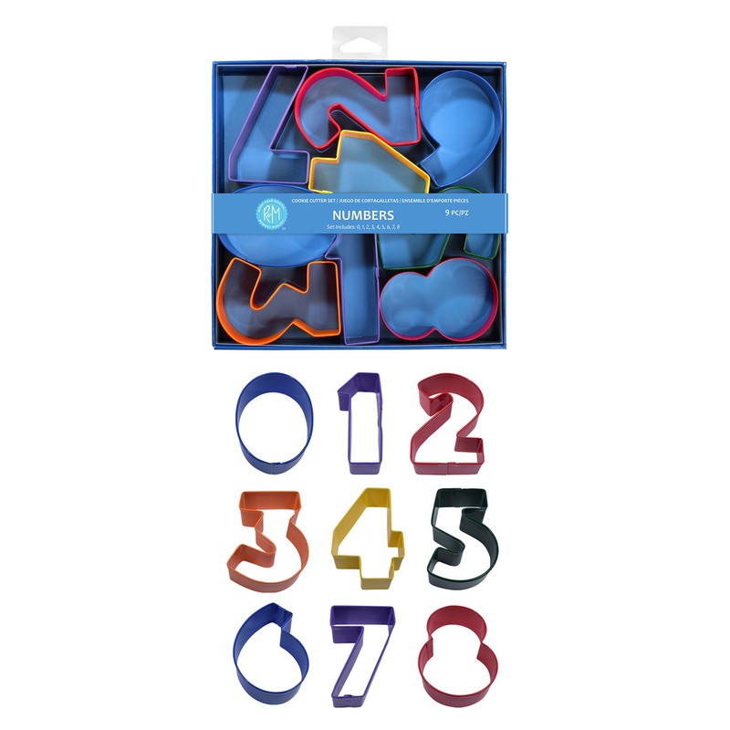 R&M International Color Numbers 9 Piece Cookie Cutter Set gallery