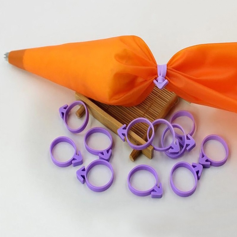 12 PCS Pastry Bag Holder Baking Equipment for Home Bakery Sealings gallery