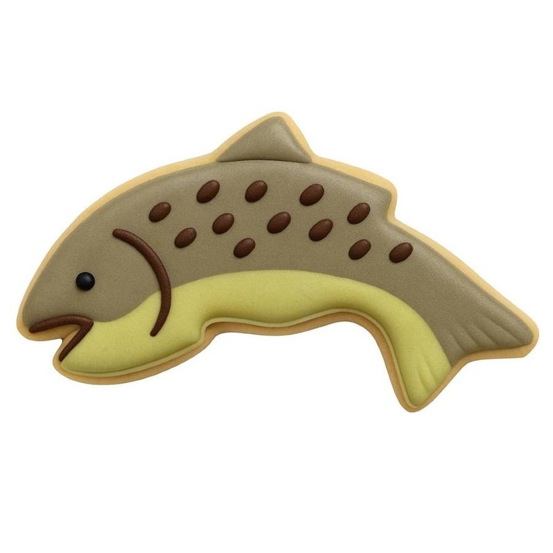 Salmon Fish 4'' Cookie Cutter Metal gallery