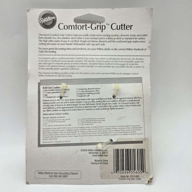 Lot Of 2 Wilson Comfort Grip Cutter - 1998 Flower - 2006 Star New In Packaging gallery