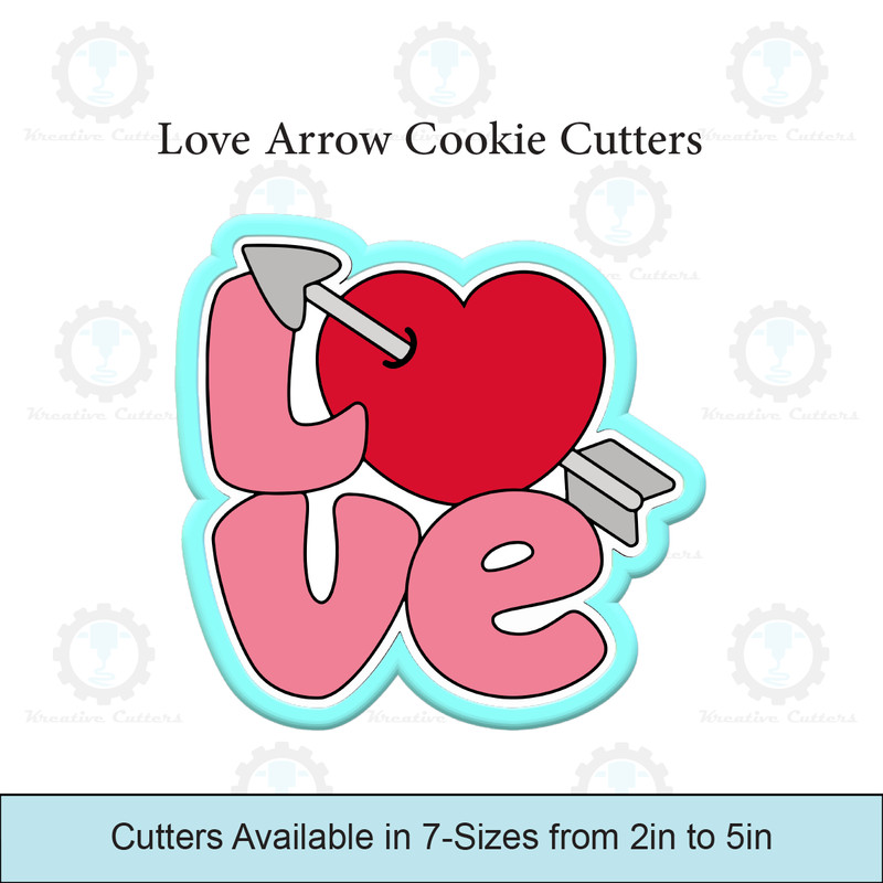 Love Arrow Cookie Cutters