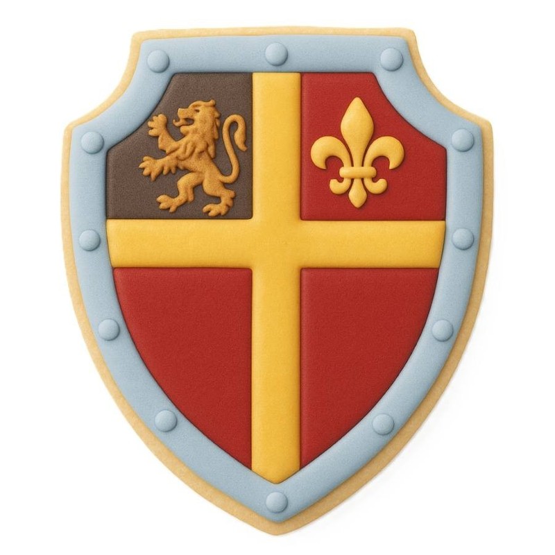 Badge Shield 4'' Cookie Cutter Metal gallery