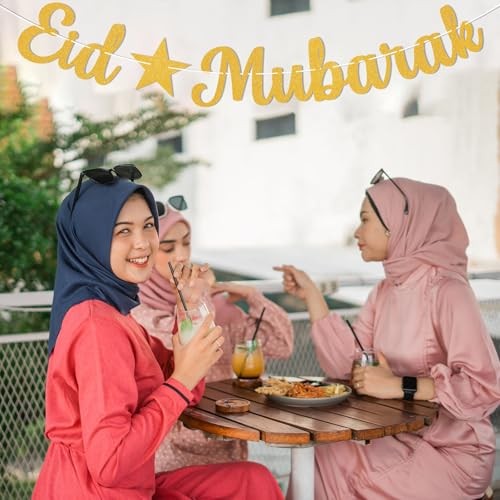Eid Mubarak Banner - Happy Eid Decor, Ramadan Mubarak Decor, Muslim Islamic gallery