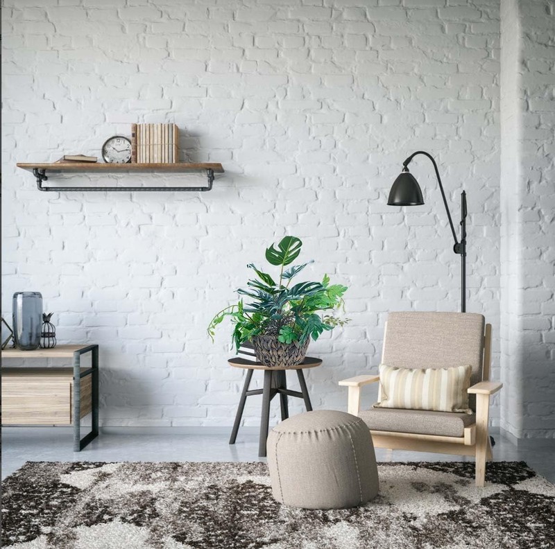 Alphaacc 15.8 Artificial Monstera Plant In Rattan Woven Round Basket Planter gallery
