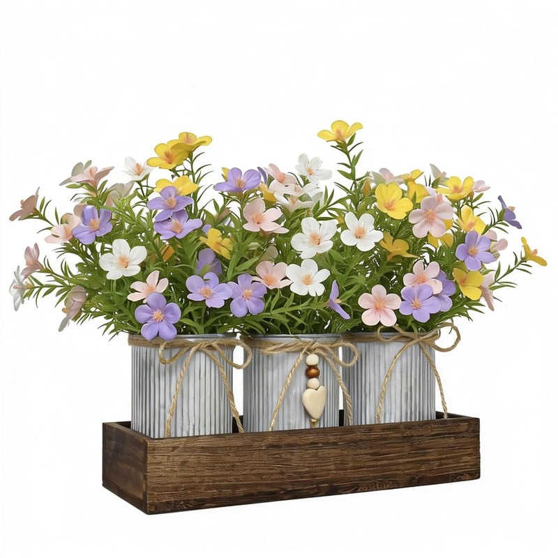 Hemylu Artificial Gypsophila Babys Breath Rustic Table Centerpieces Home Decor gallery