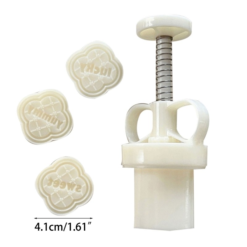 2Set Four-leaf Clover- Moon Cake Mould Suitable for Diy Cookie Mould Accessories gallery