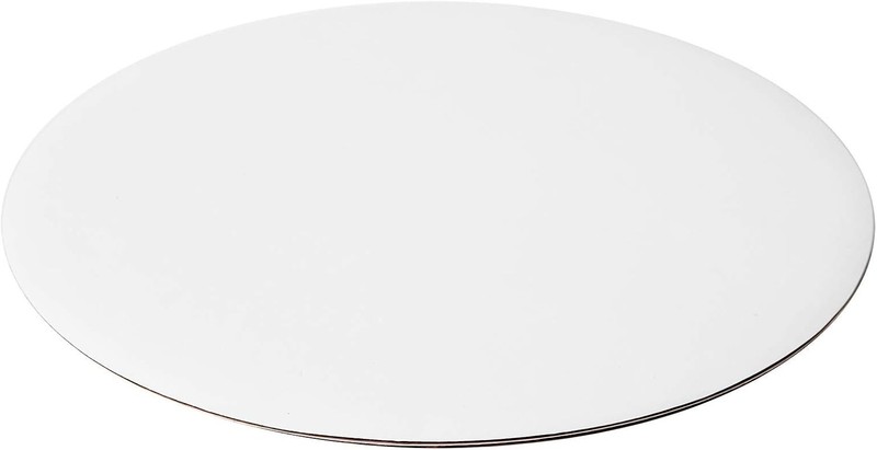 Sturdy 10-inch Cake Boards - 25 Count Classic White Greaseproof Trays gallery