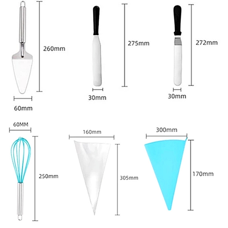 Cake Decorating Kit Set Tools Bags Piping Tips Pastry Icing Bags Nozzles 420 pcs gallery