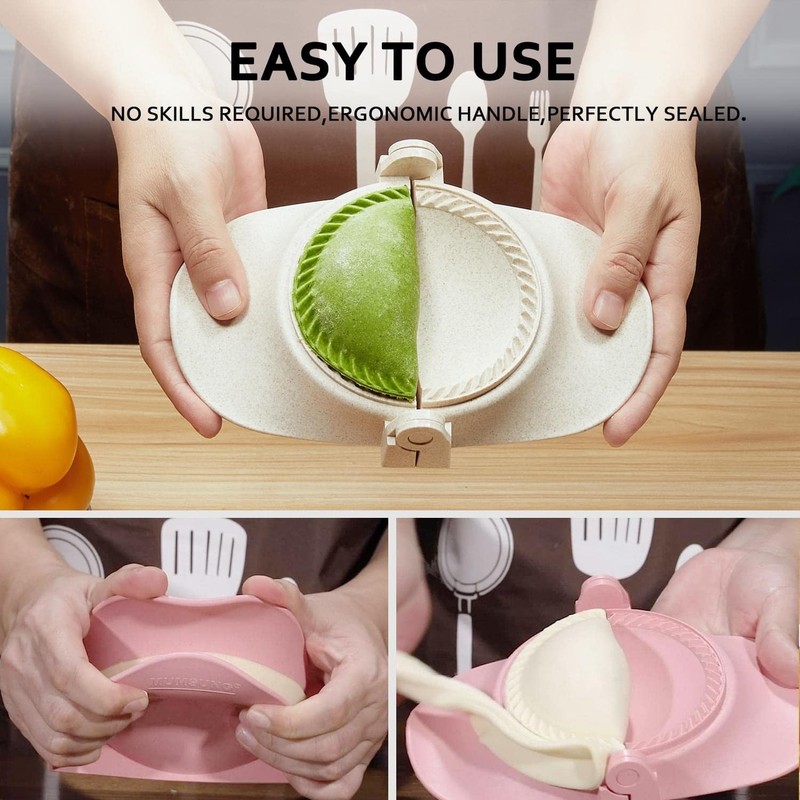 Empanadas press mold maker Set, Dumpling Mold Set for Pierogi, Pastelitos, Ca... gallery