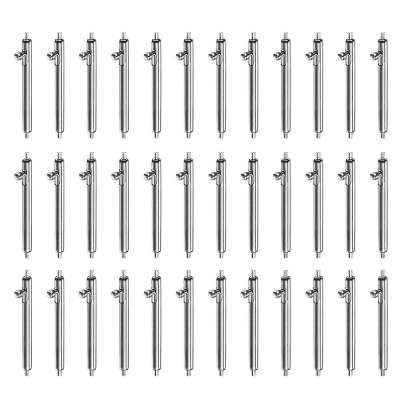 36pcs for Spring Bar 17mm Width 1.8mm Diam Stainless Steel Pines Watch