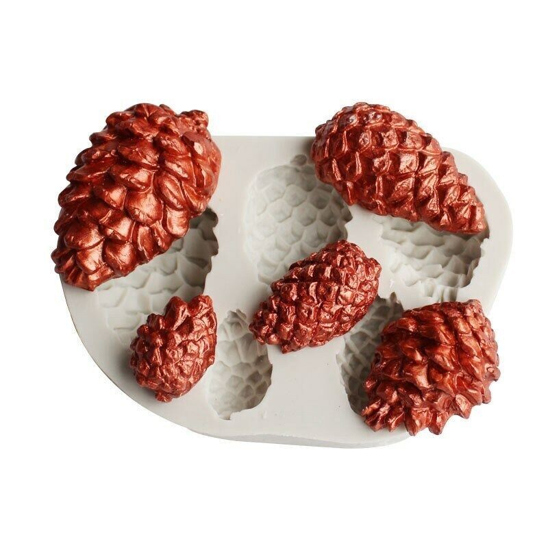 Pine Cone Nut Silicone Mold Chocolate Sugarcraft Mould Mould Fondant Cake Decor gallery