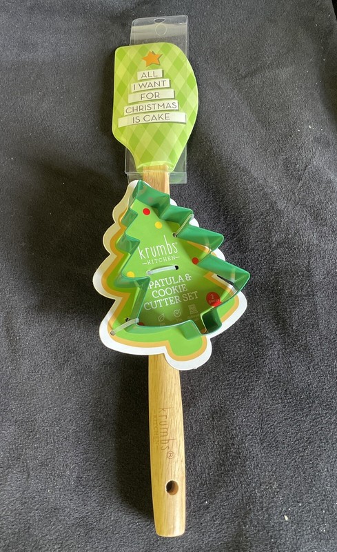 Krumbs Christmas Spatula And Cookie Cutter Set