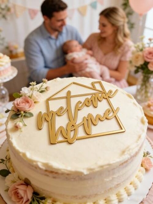 Welcome Home Cake Topper,Home Party Decoration House Design,Welcome Home Theme gallery