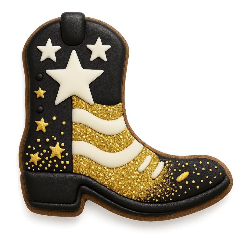 Cowboy Boot Cookie Cutter - 4.25x3.94 Inches,(Random Colors) gallery