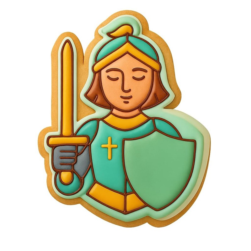 Legendary Joan of Arc Cookie Cutter - 4x3" Premium Quality Set gallery