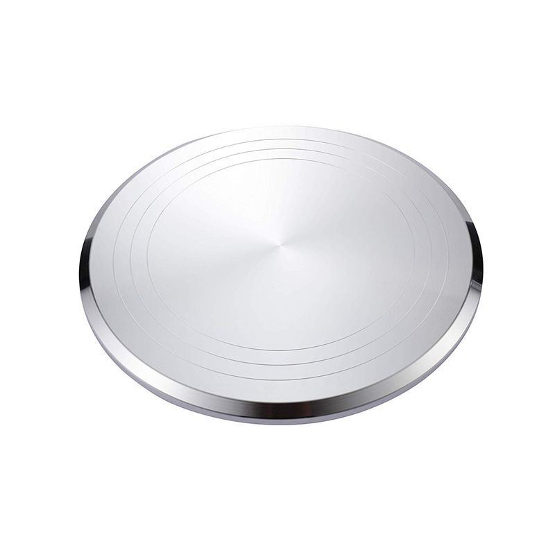 Deluxe Aluminium Cake Turntable - 12" Kitchen Stand Lazy Susan Revolving gallery