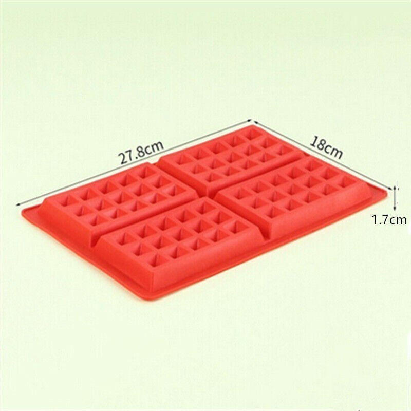 Silicone Waffle Cookie Mold Muffin Cake DIY Mould Bakeware Kitchen Baking Tools gallery