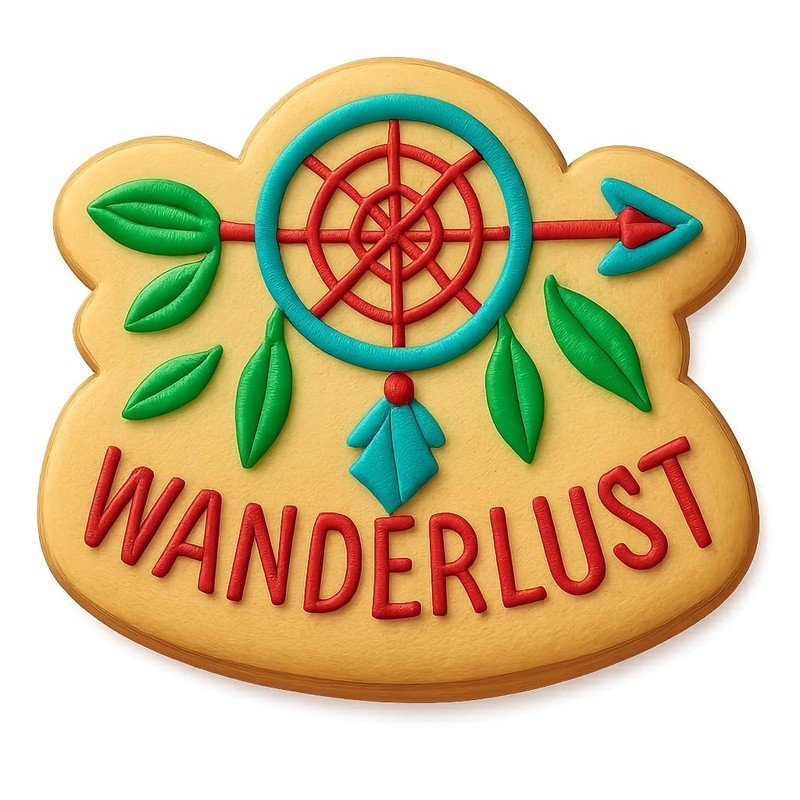 Wanderlust Boho Cookie Cutter & Stamp, Fondant & Clay - 4x3.2 gallery