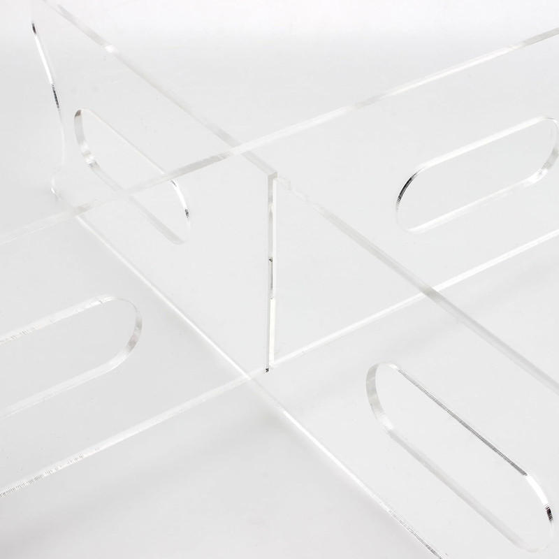 Acrylic round Cake Stand with Base, 1 Tier Clear Cupcake Holder Dessert Display gallery