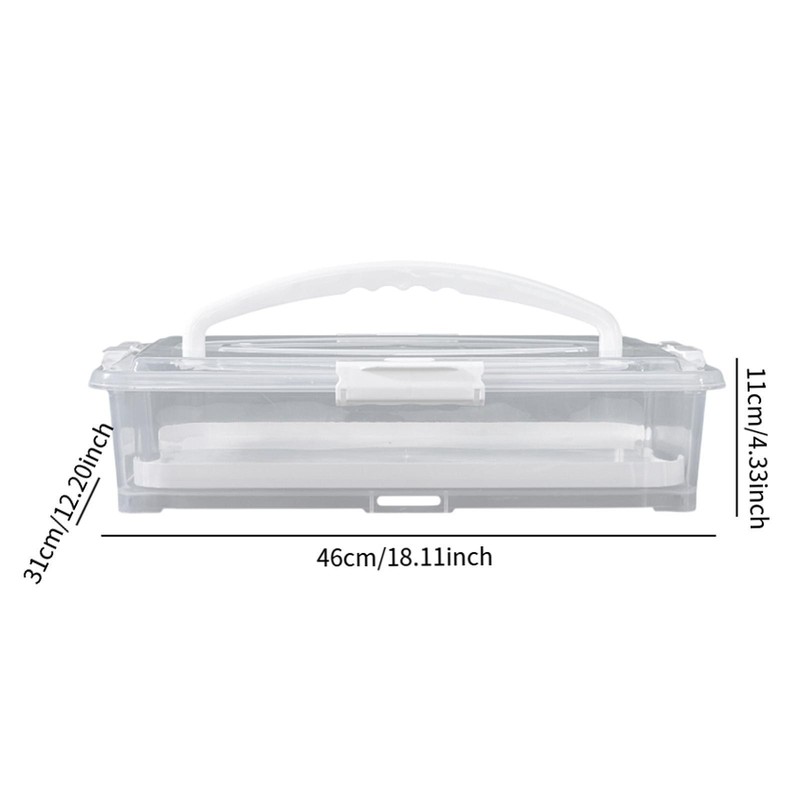 Cheesecake Carrier Multiuse Sturdy Cake Stand for Picnic Kitchen Graduation gallery