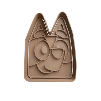 Bingo Head Bluey Cookie Cutter