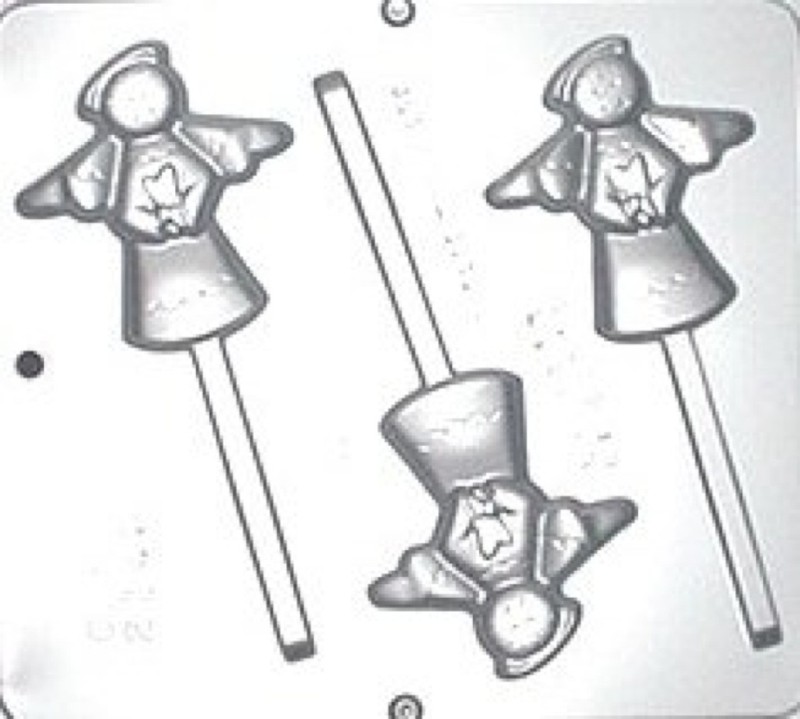 Angel Lollipop Chocolate Candy Mold Christmas 2146 NEW gallery