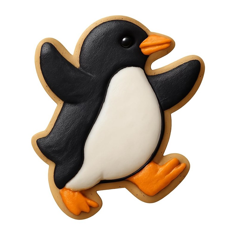 Prancing Penguin Cookie Cutter - 3x4" Creative Baking Fun Design gallery
