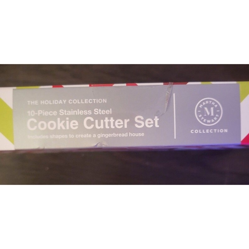 Martha Stewart Collection Gingerbread House Cookie Cutter Set 10 Pc gallery
