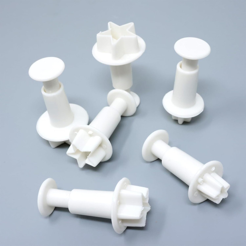 2SET Star Shaped Mini Spring Embossing Mold Star Shaped Gummy Plunger Cutter Coo gallery