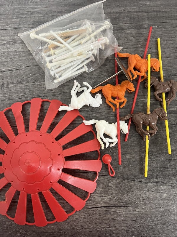 Vintage Wilton Carousel Cake Topper Merry Go Round 1990 Hong Kong -FOR PARTS!