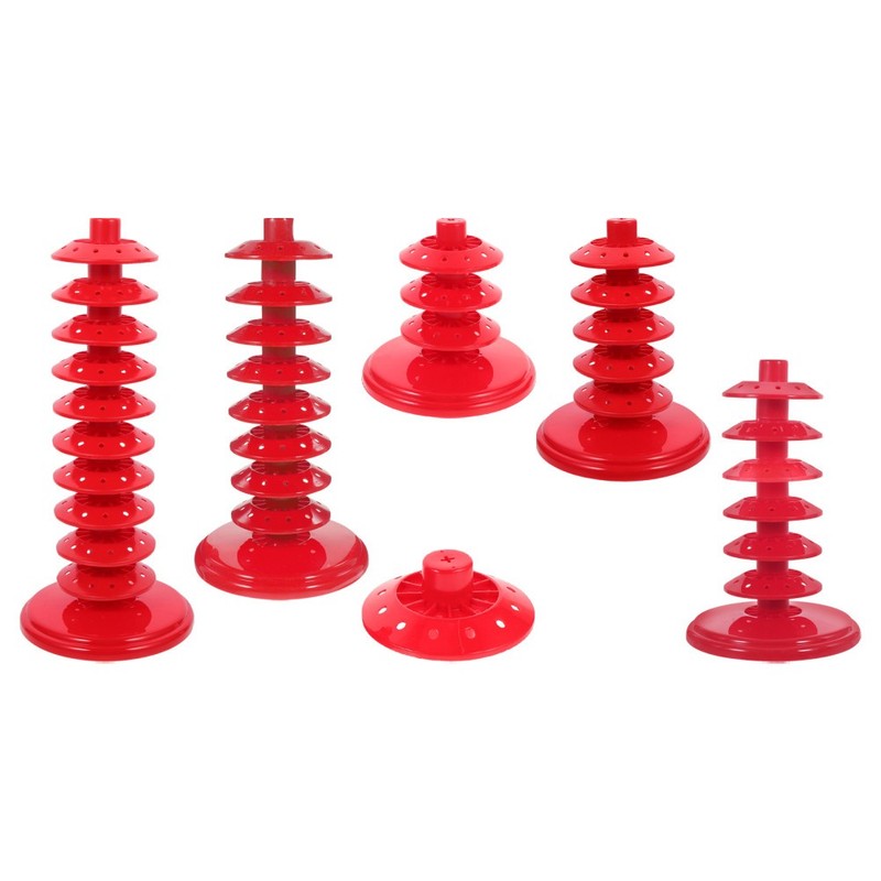 6pcs Lollipop Holder Stand: Adjustable Cake Pop Display Tree – Tall Tiered