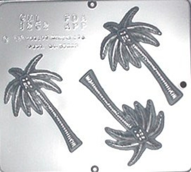 Palm Trees Chocolate Candy Mold 1262 NEW