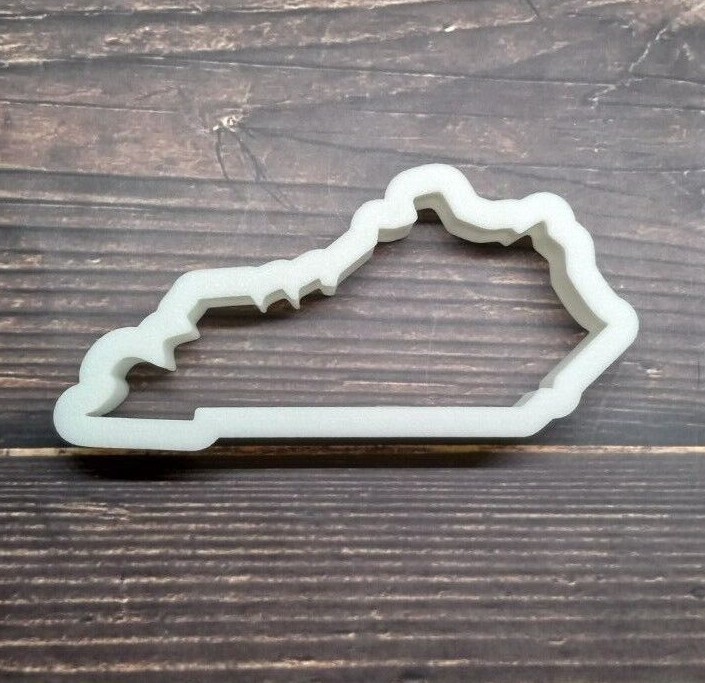 Kentucky State Cookie Cutter – 3D Printed – Food Safe PLA Plastic