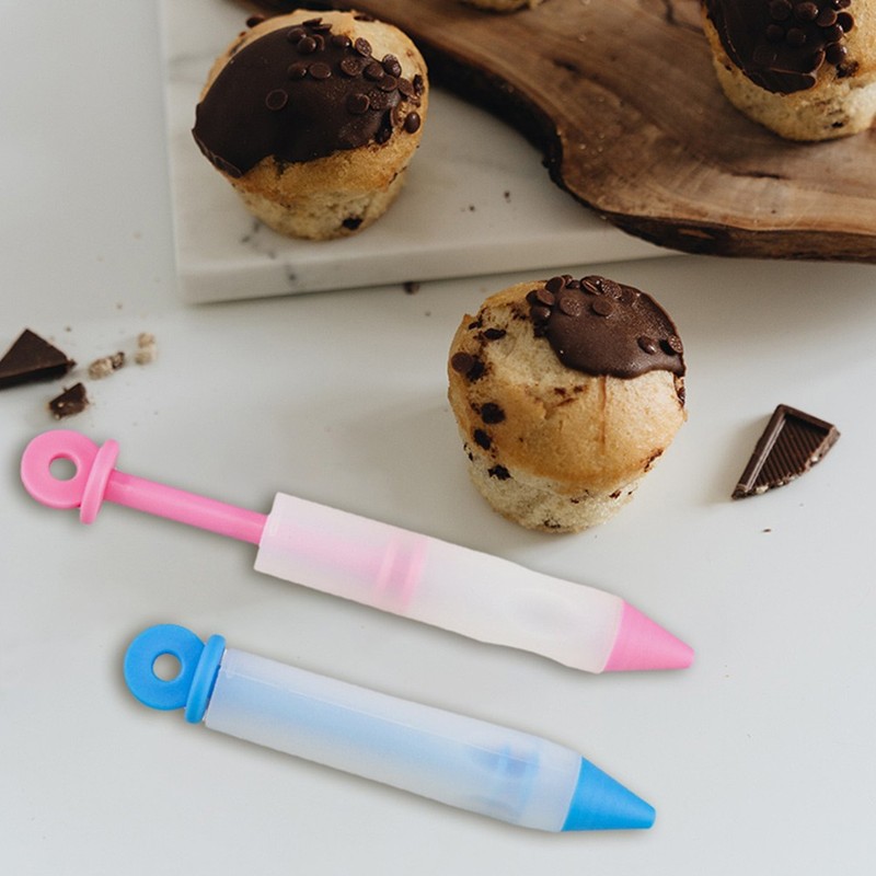 4 Pcs Silicone Cake Decorating Pen Chocolate Pen Baking Tool gallery