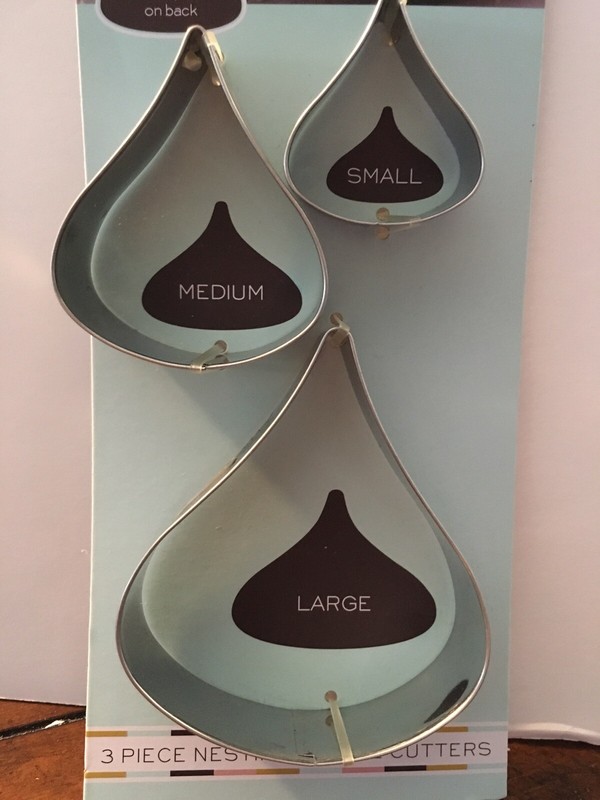 Hershey’s Kiss Cookie Cutter Set - New On Card gallery