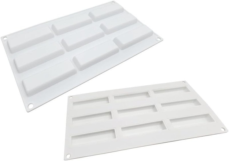 Silicone Mold Chocolate Decorating Rectangle G_11.6 X6.8 X0.4inch, as photos gallery